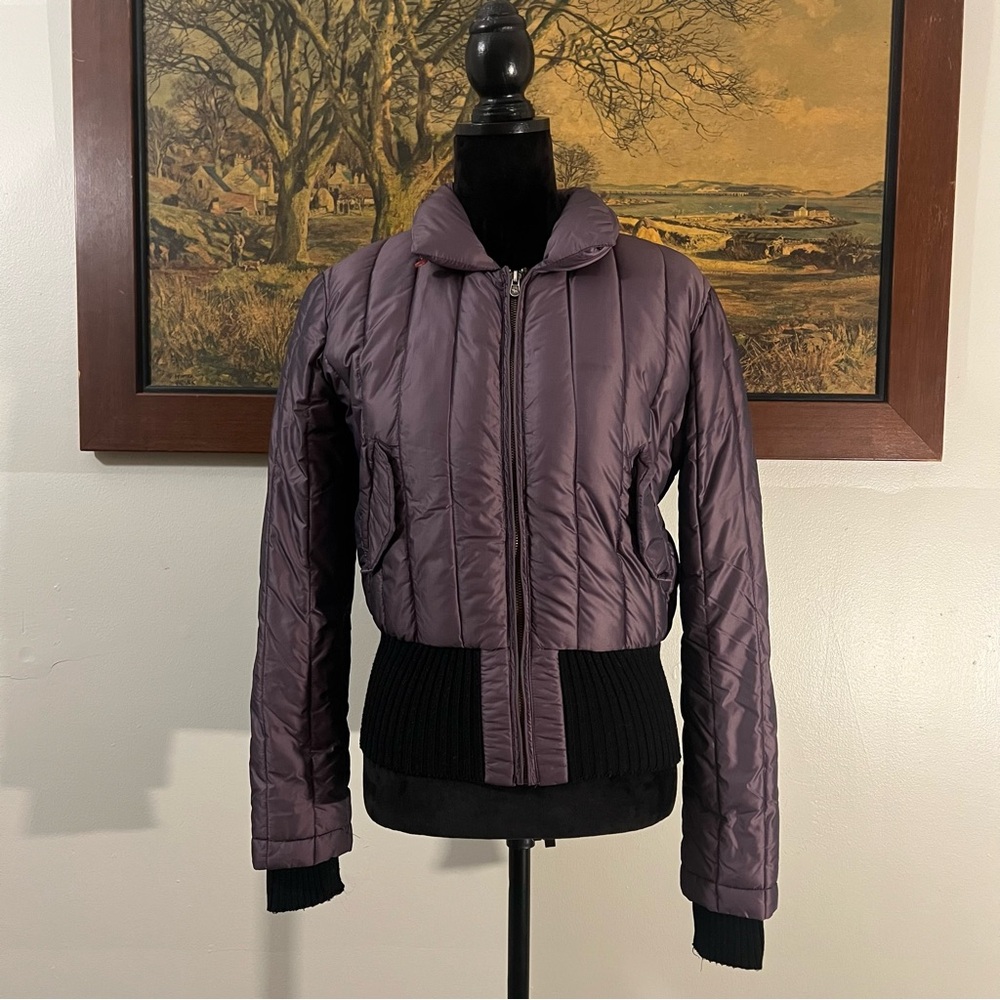 Abercrombie and Fitch Y2K down puffer bomber ski jacket
